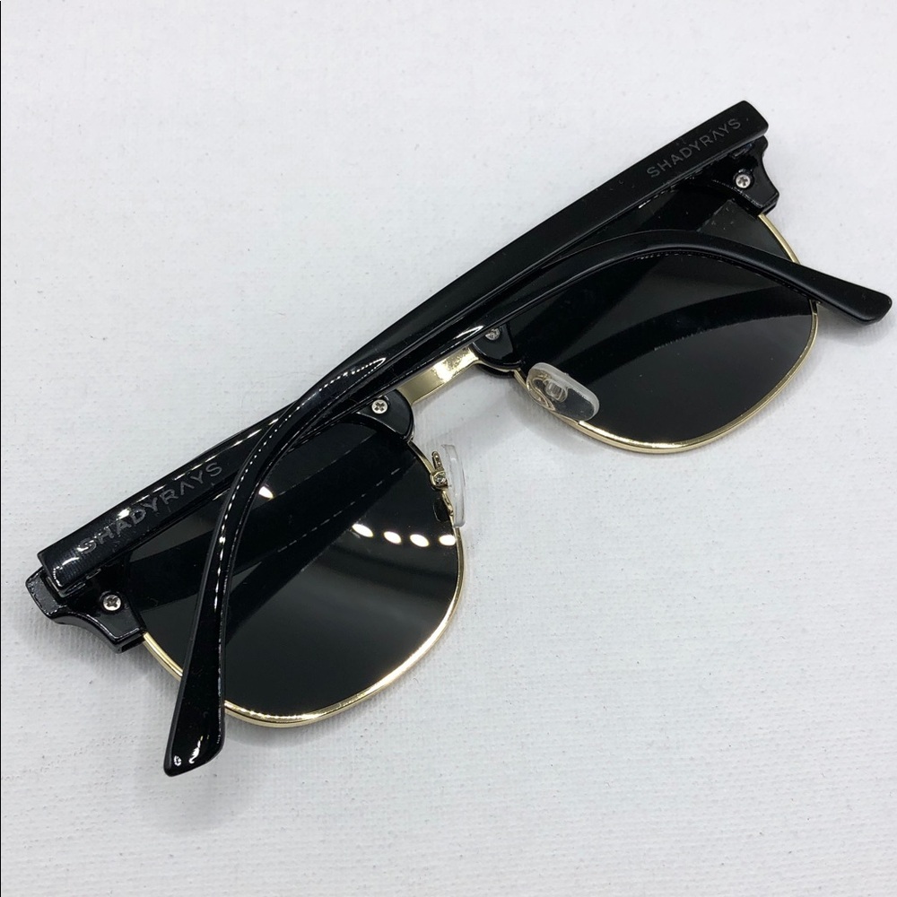 Shady Rays Oakmont Cl-20 Polarized Sunglasses Black Gold Unisex View 4
